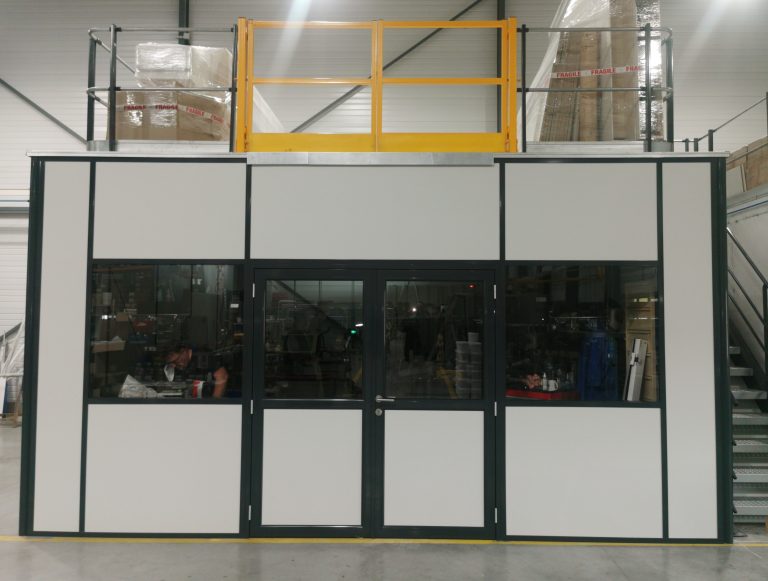 Conception d'une mezzanine industrielle sur mesure à Vénissieux.