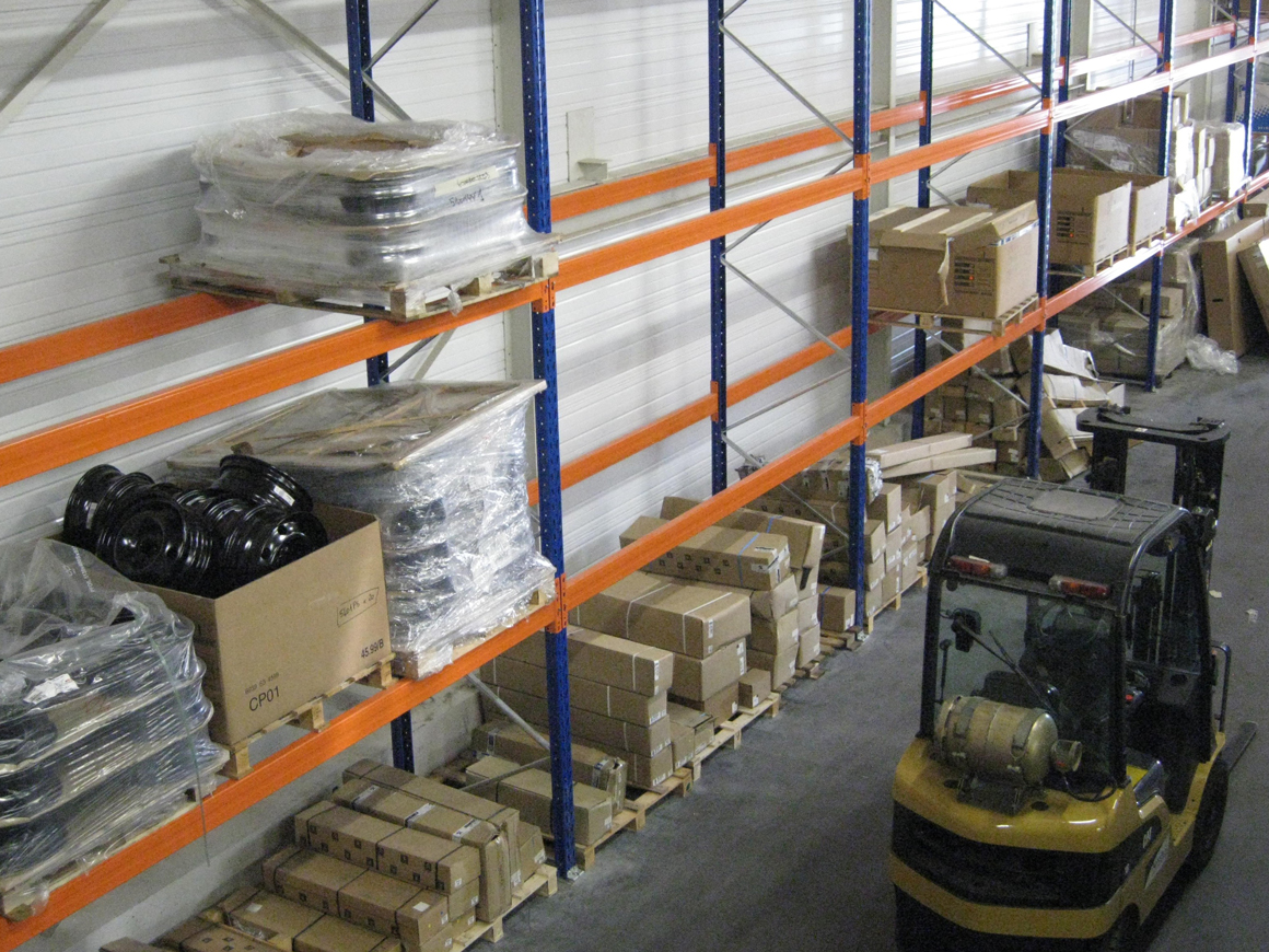 Rack à palettes, solution de stockage industriel Mezzalp.